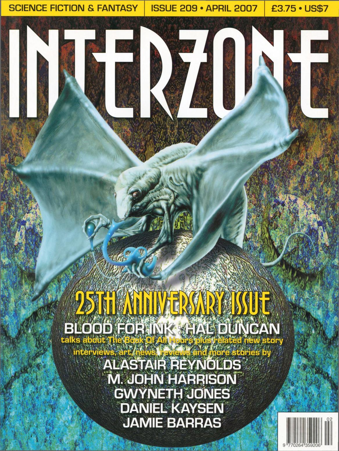 Interzone 209 April 2007 Unknown