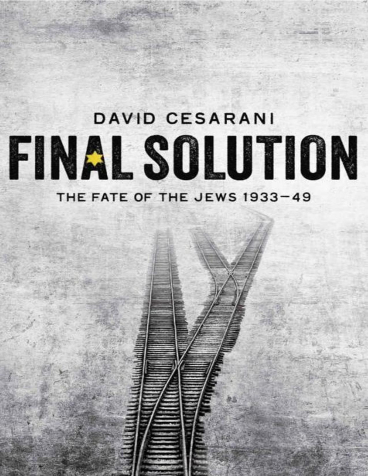Final Solution The Fate Of The Jews 19331949 David Cesarani