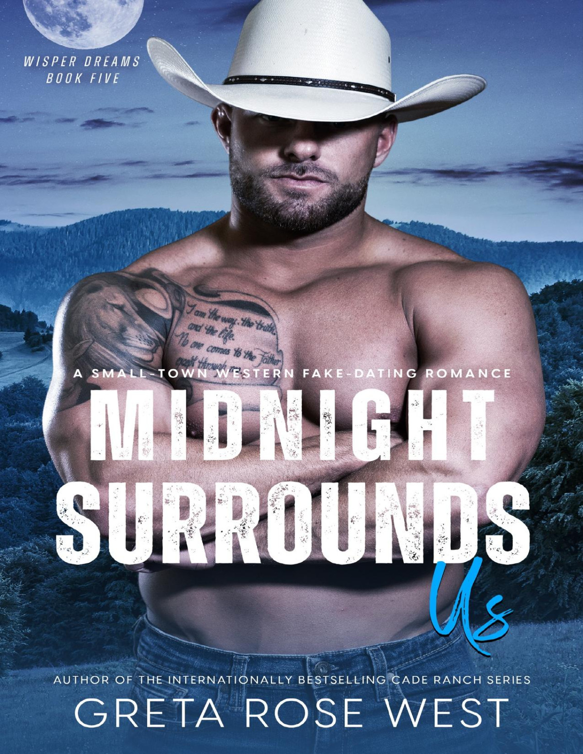 Midnight Surrounds Us A Smalltown Western Fakedating Romance Greta Rose West