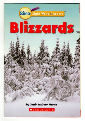 Science Sight Word Readers Blizzards Justin Mccory Martin