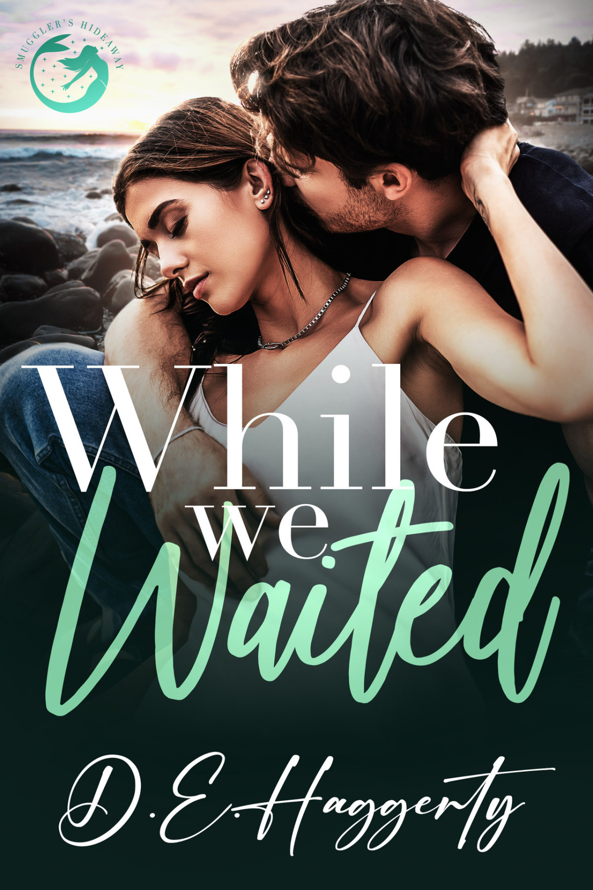 While We Waited A Grumpysunshine Surprise Pregnancy Small Town Rom Com Smugglers Hideaway Book 3 De Haggerty