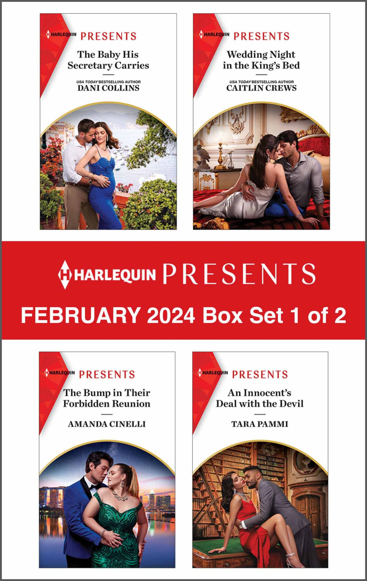 Harlequin Presents February 2024 Box Set 1 Of 2 Dani Collins Caitlin Crews Amanda Cinelli Tara Pammi