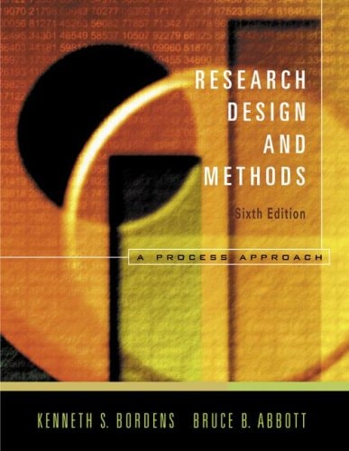Research Design And Methods With Powerweb 6th Kenneth S Bordens