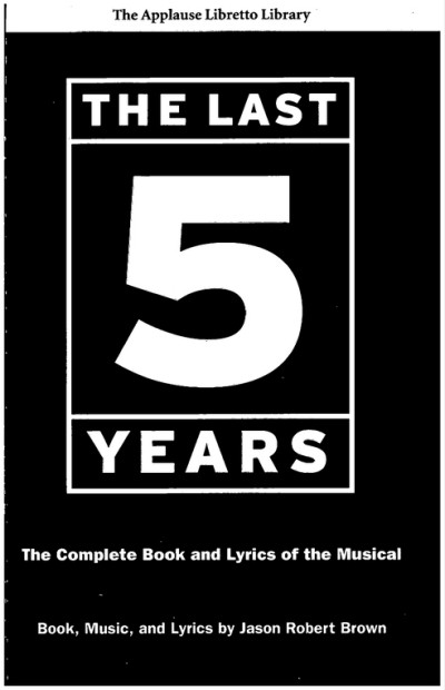 The Last Five Years Jason Robert Brown