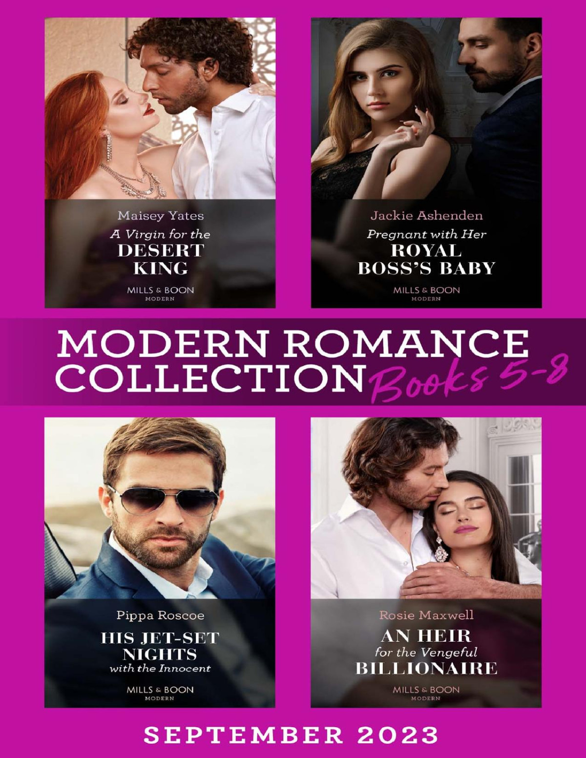 Modern Romance September 2023 Books 58 4 Books In 1 Maisey Yates Jackie Ashenden Pippa Roscoe Rosie Maxwell