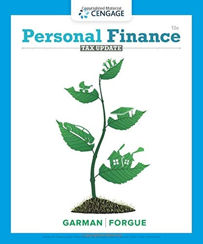 Personal Finance Tax Update 13th Edition E Thomas Garman Raymond Forgue