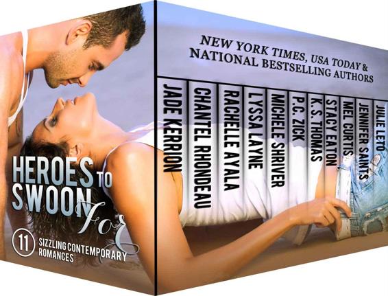 Heroes To Swoon For Boxed Set 11 Sizzling Contemporary Romances Jade Kerrion Et Al