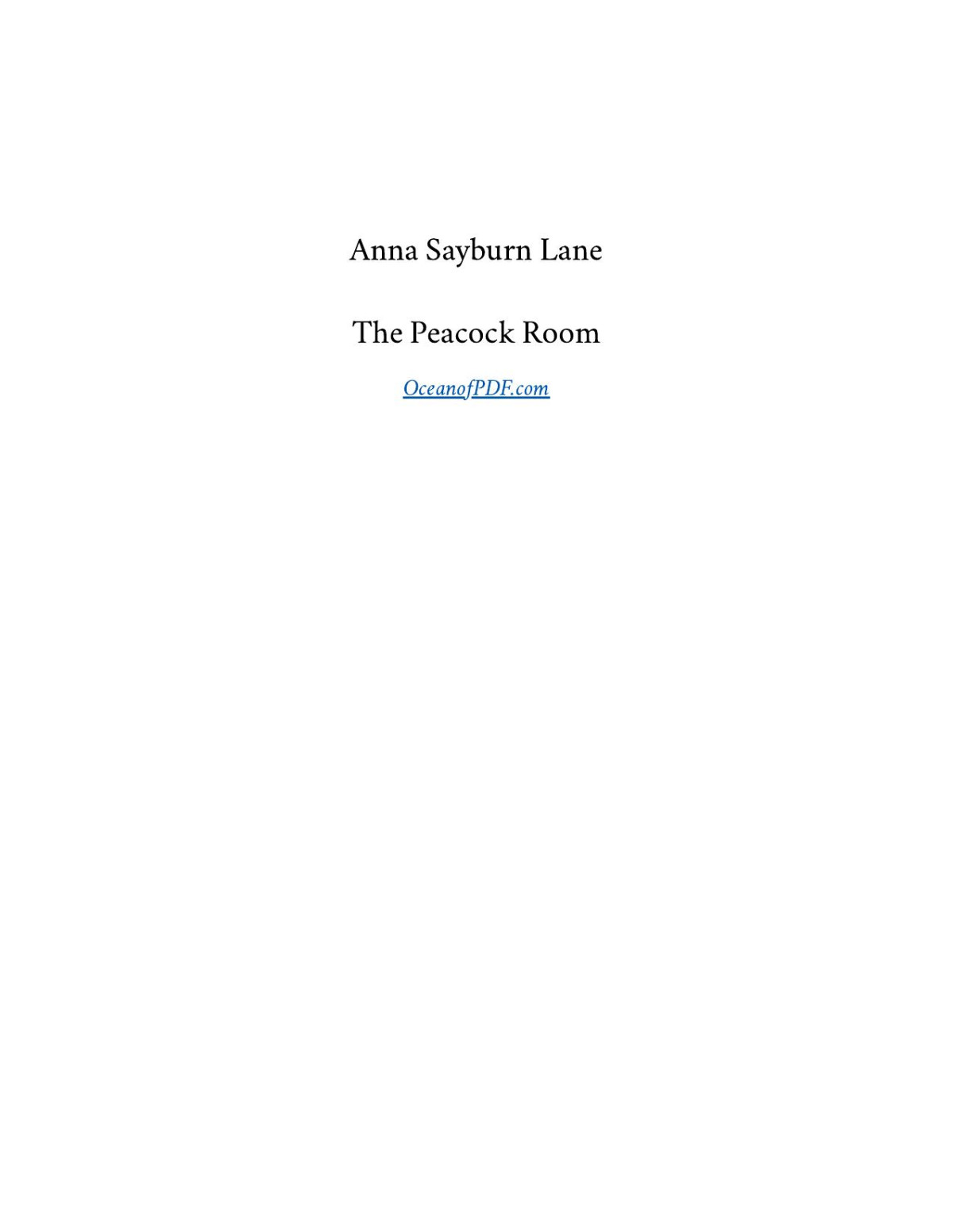 The Peacock Room Helen Oddfellow Mystery 2 Anna Sayburn Lane