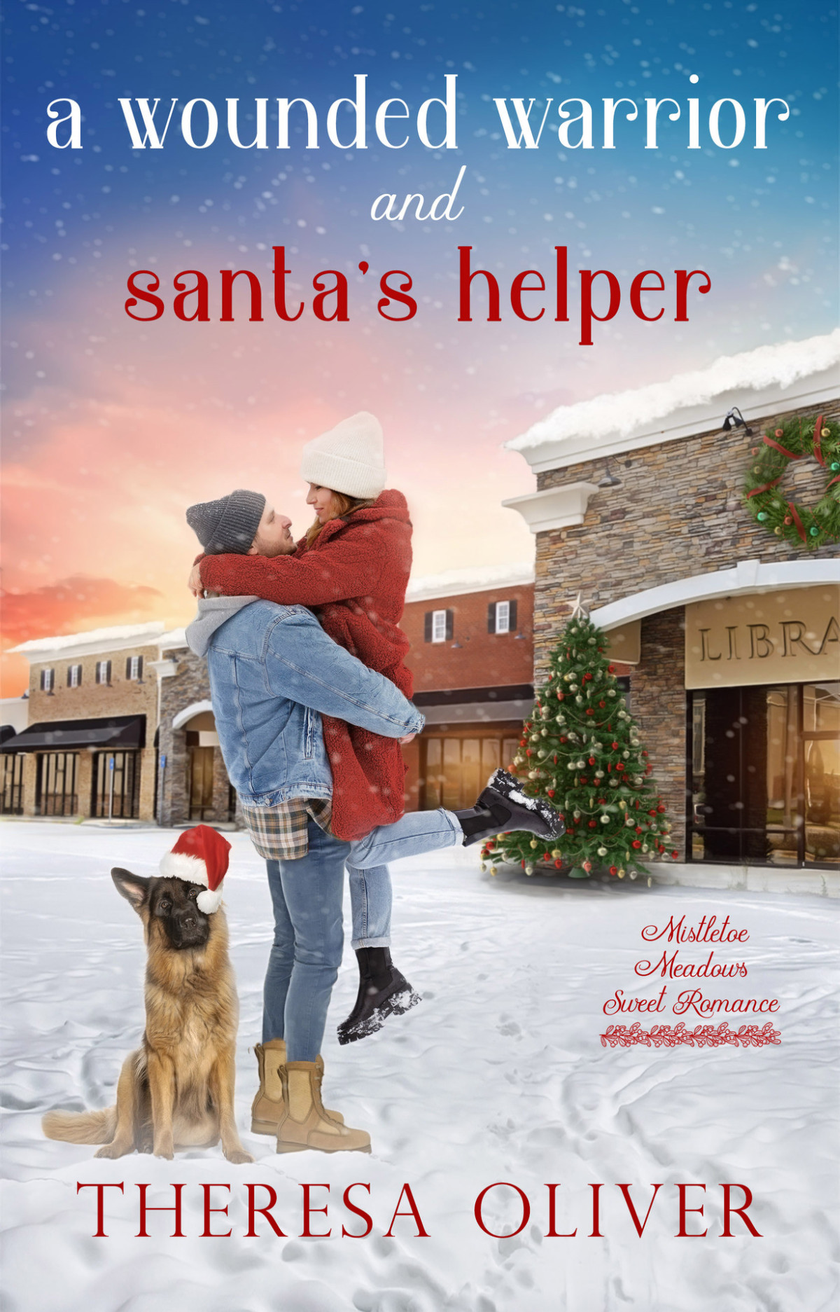 A Wounded Warrior And Santas Helper Sweet Contemporary Holiday Romance Grumpysunshine Cowboy Wounded Warrior An Overly Chipper Librarian Mistletoe Meadows Sweet Romance Book 2 Oliver