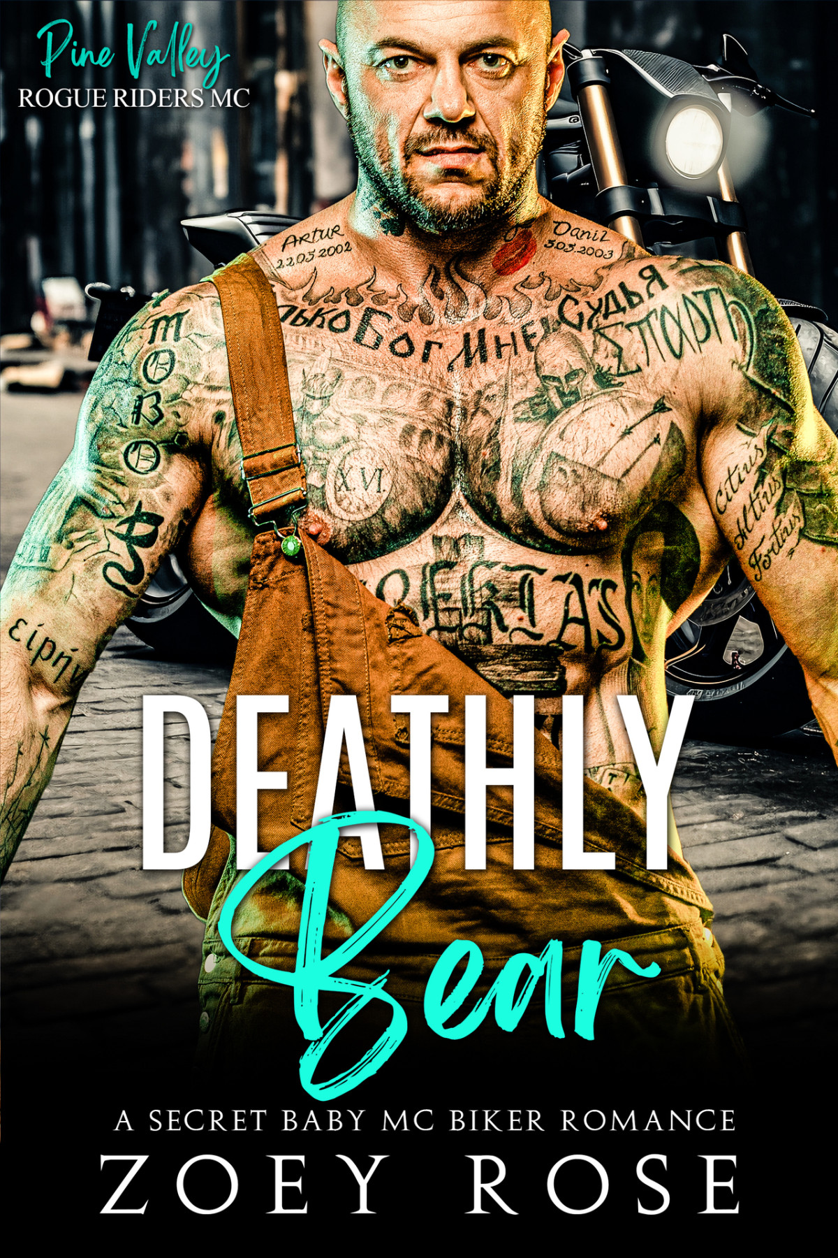 Deathly Bear A Secret Baby Mc Biker Romance Pine Valley Rogue Riders Mc Book 4 Zoey Rose