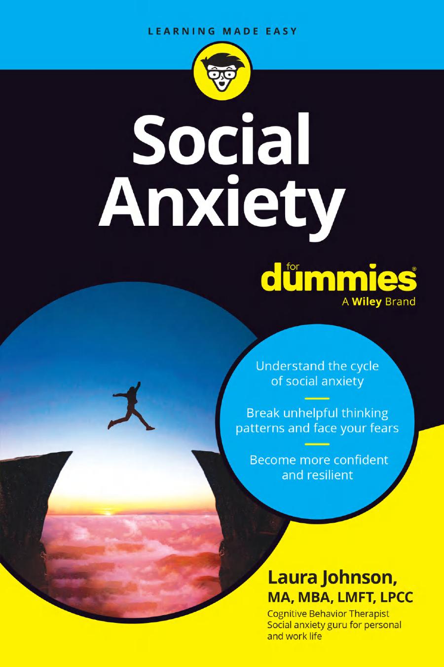 Social Anxiety For Dummies Laura Johnson Ma Mba Lmft Lpcc