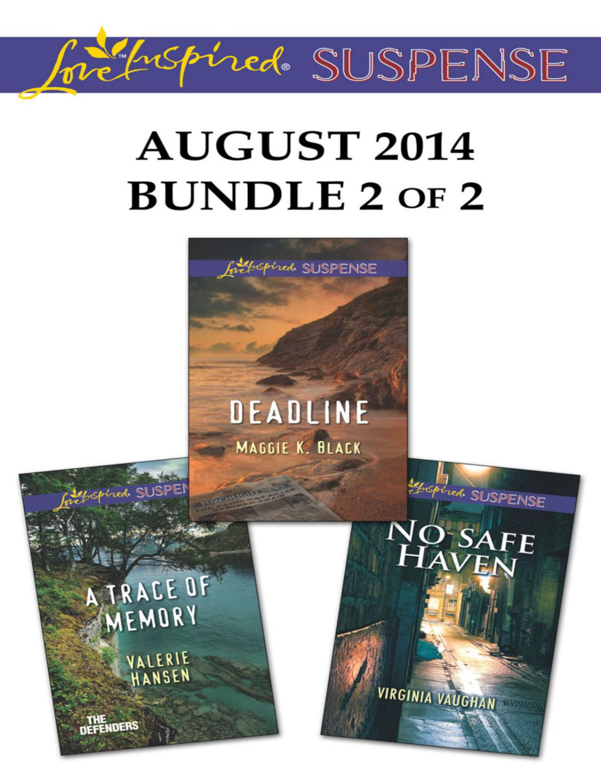 Love Inspired Suspense August 2014 Bundle 2 Of 2 A Trace Of Memorydeadlineno Safe Haven Valerie Hansen
