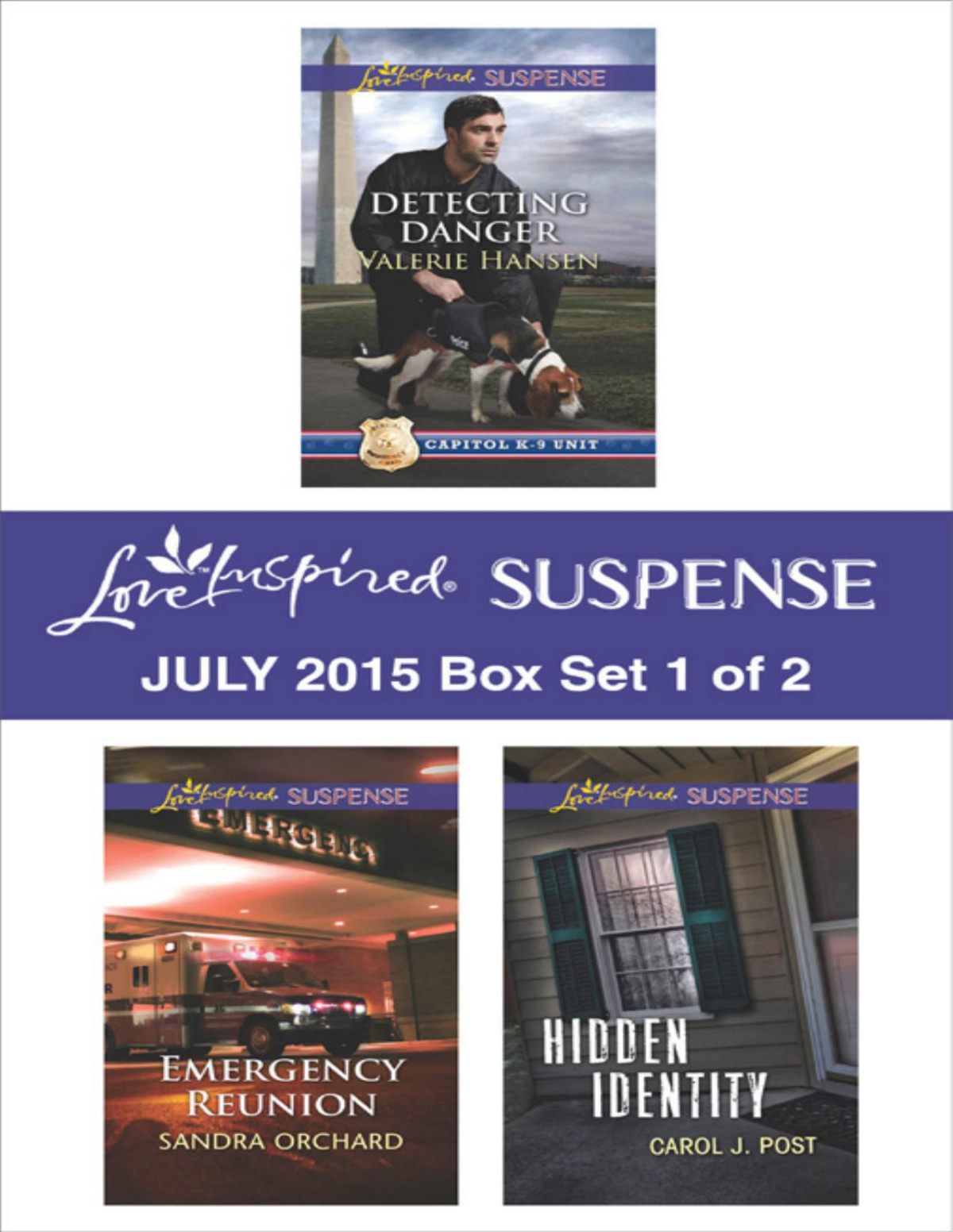 Love Inspired Suspense July 2015 Box Set 1 Of 2 An Anthology Valerie Hansen Sandra Orchard