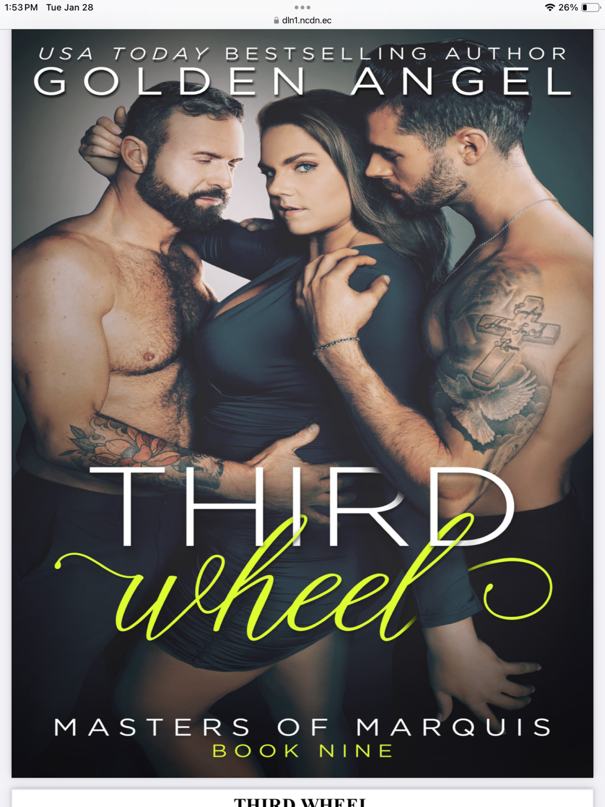 Third Wheel Masters Of Marquis Book 9 Golden Angel