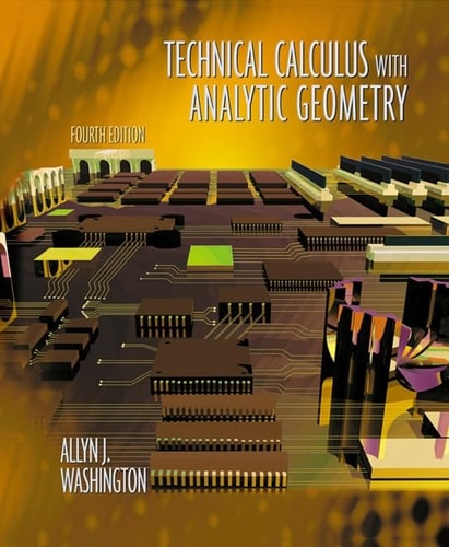 Technical Calculus With Analytic Geometry 4th Allyn J Washington