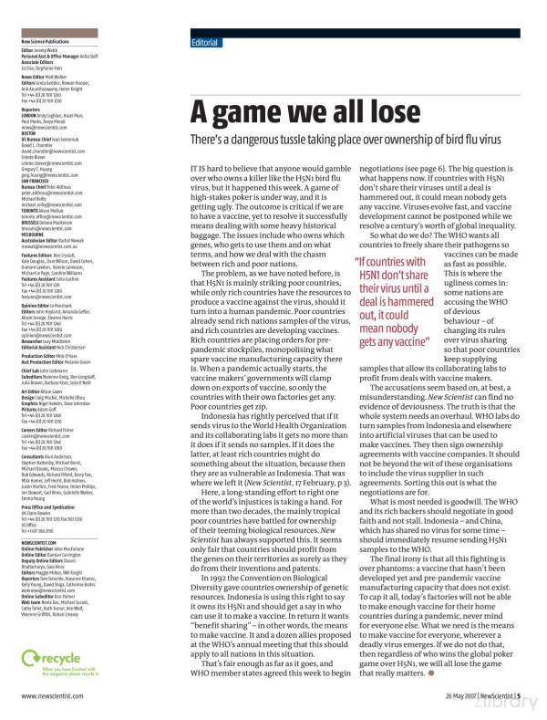 New Scientist 20070526 Unknown