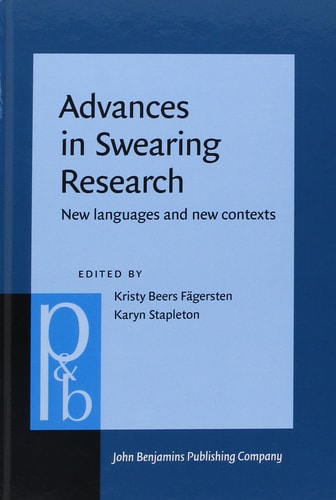 Advances In Swearing Research Pragmatics Beyond New Series 2017th Edition Kristy Beers Fagersten