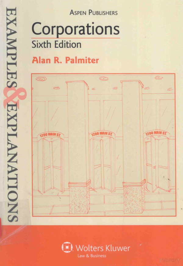 Corporations Xixth Edition 2009th Edition Alan Rpalmiter