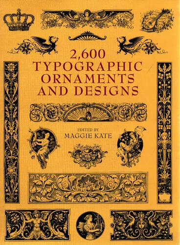 2600 Typographic Ornaments And Designs 1 2001 Maggie Kate