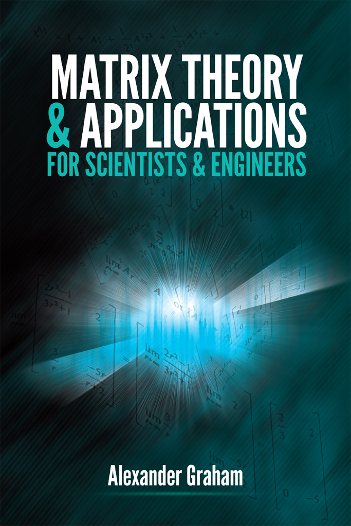 Matrix Theory Applications For Scientists Engineers Alexander Graham