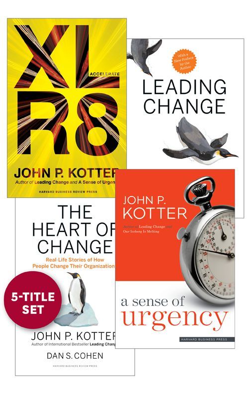 Change Leadership The Kotter Collection 5 Books John P Kotter Dan Cohen