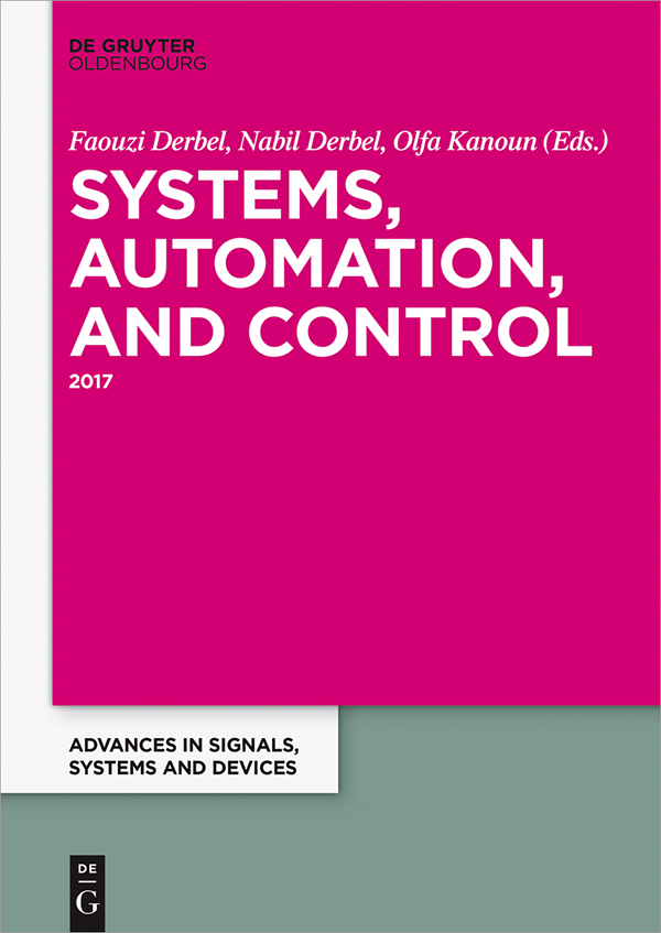 Systems Automation And Control Derbel Nabil Derbel Faouzi Kanoun