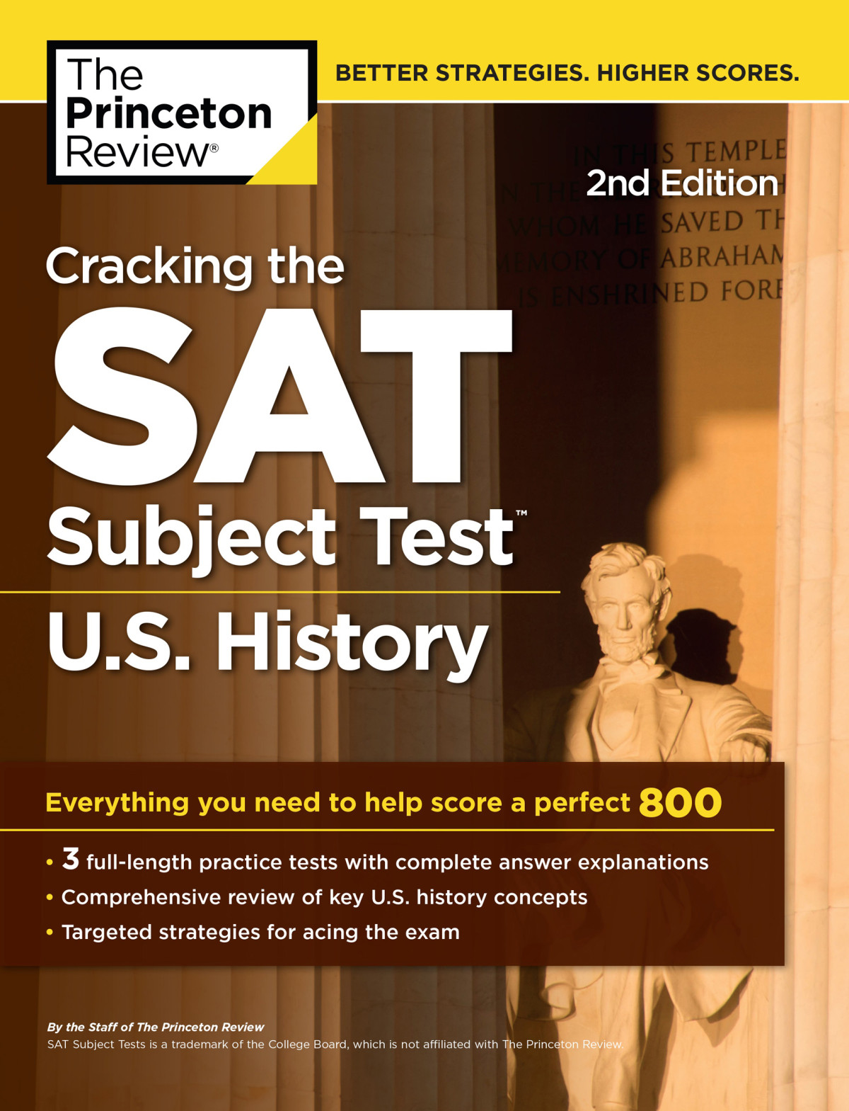 Cracking The Sat Subject Test In Us History Everything You Need To Help Score A Perfect 800 Princeton Review