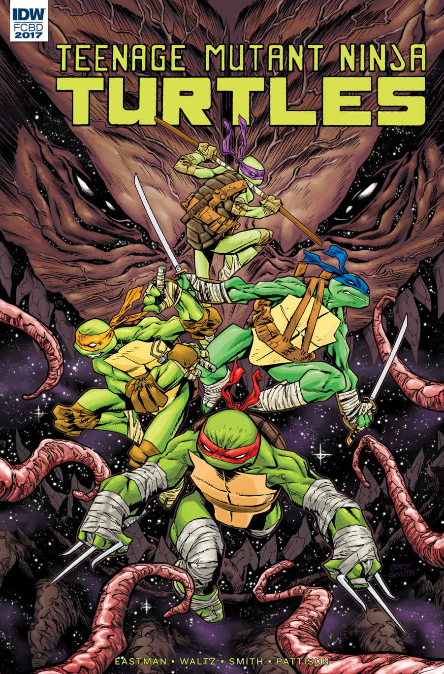 Teenage Mutant Ninja Turtles Free Comic Book Day 2017 Kevin Eastman Bobby Curnow Tom Waltz