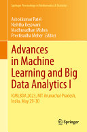 Advances In Machine Learning And Big Data Analytics I Ashokkumar Patel