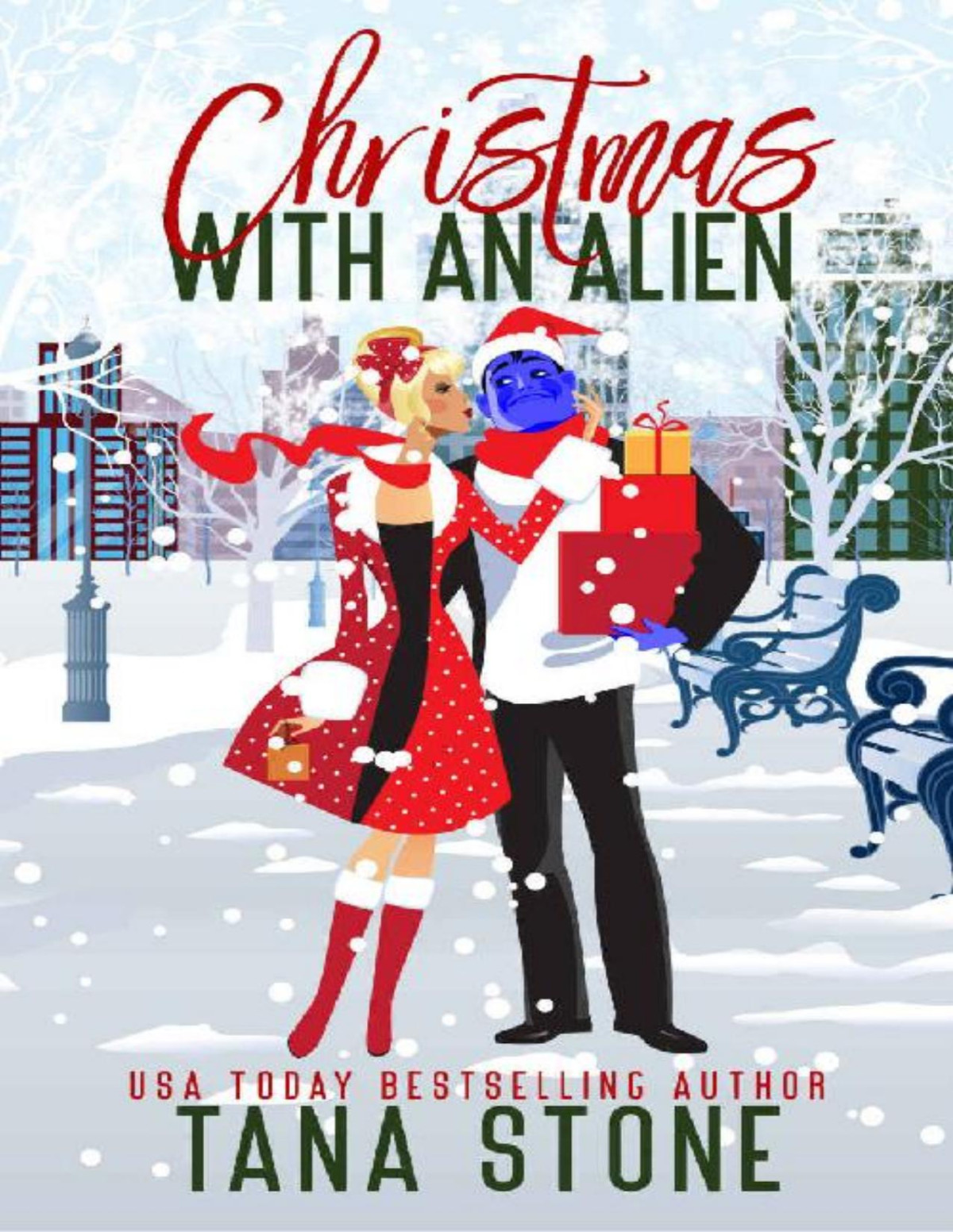 Christmas With An Alien A Scifi Alien Holiday Romance Tana Stone