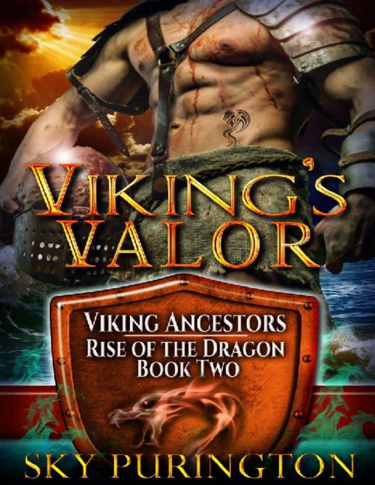 Vikings Valor Viking Ancestors Rise Of The Dragon Book 2 Sky Purington