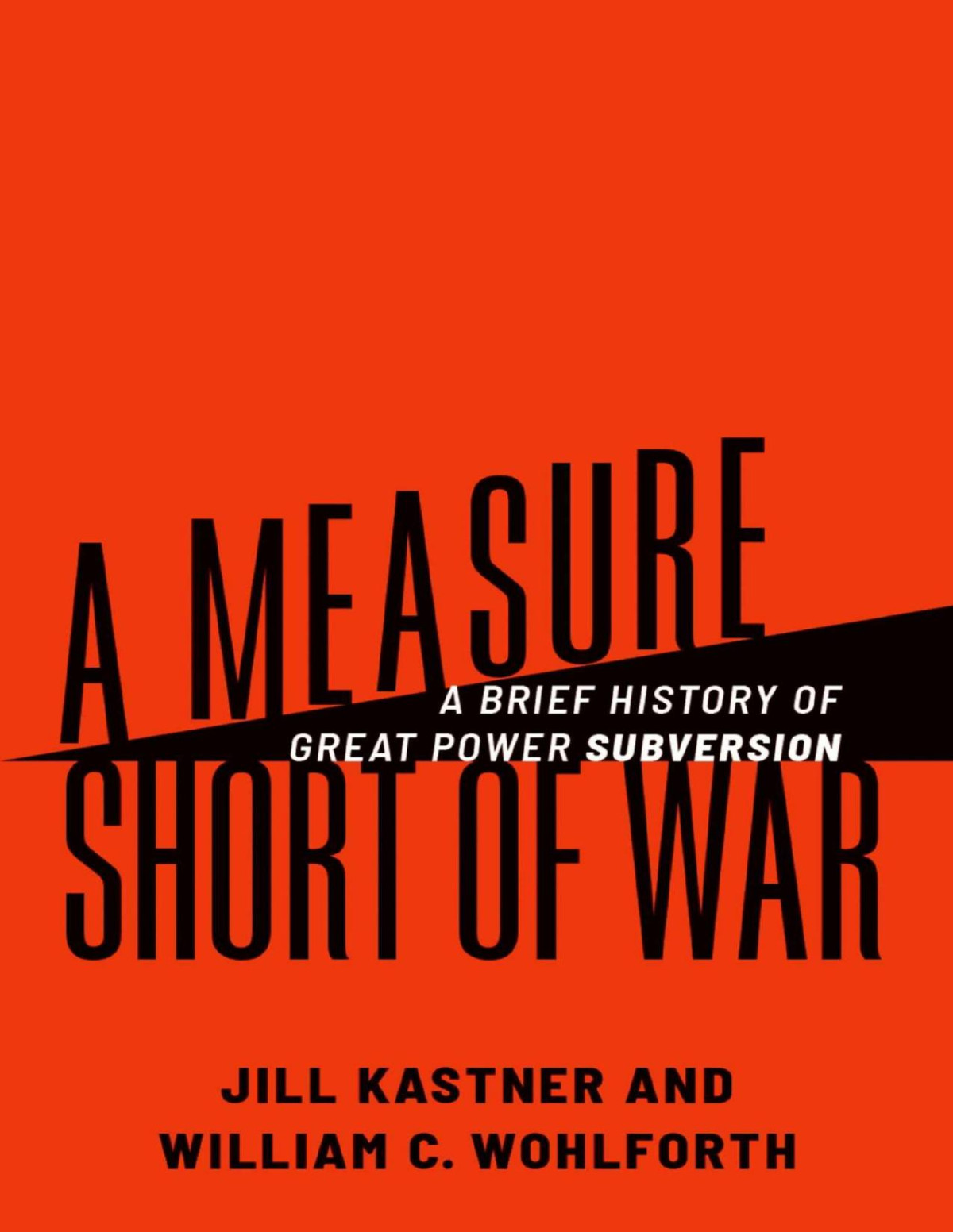 A Measure Short Of War A Brief History Of Great Power Subversion Jill Kastner William C Wohlforth