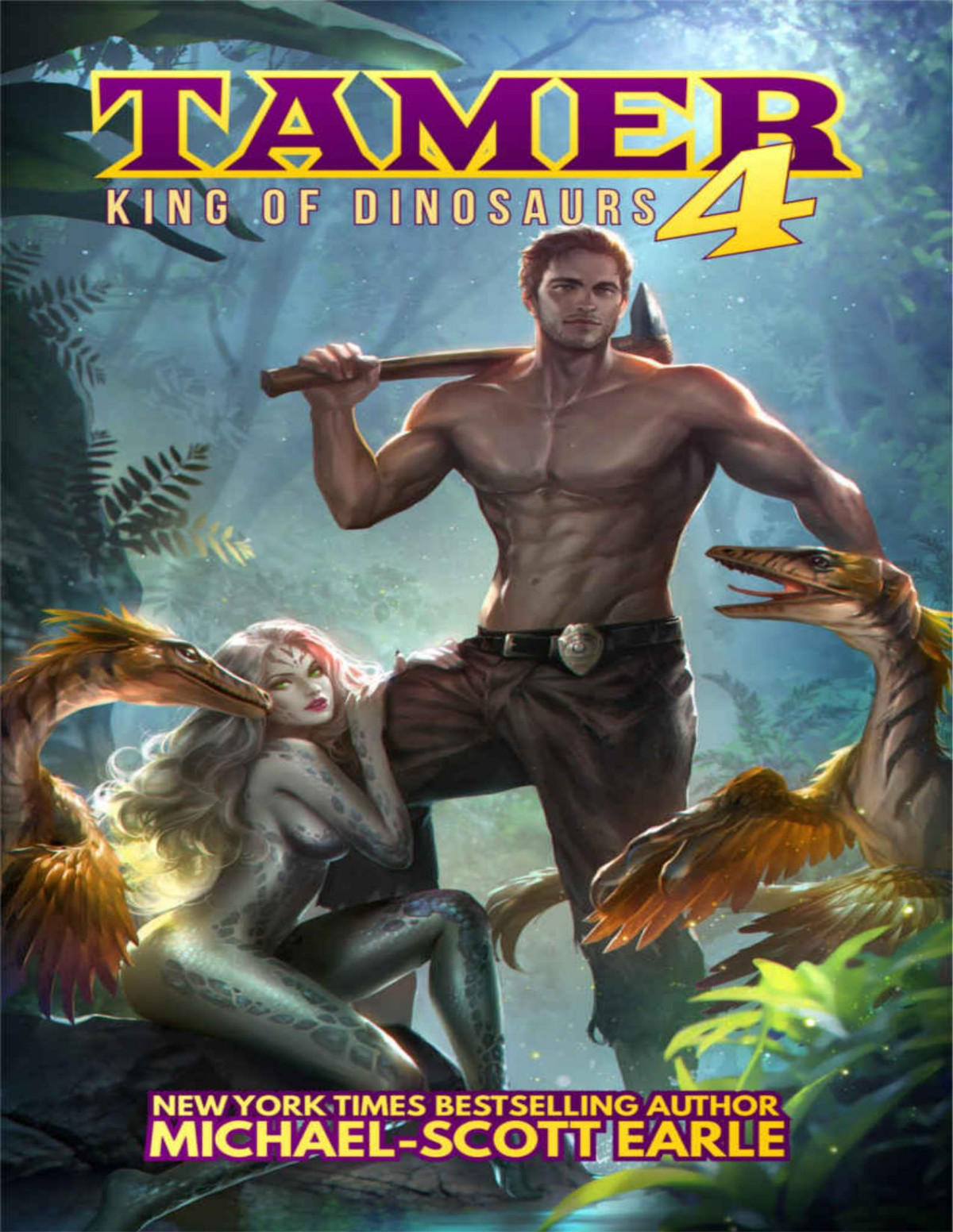 Tamer 4 King Of Dinosaurs Michaelscott Earle