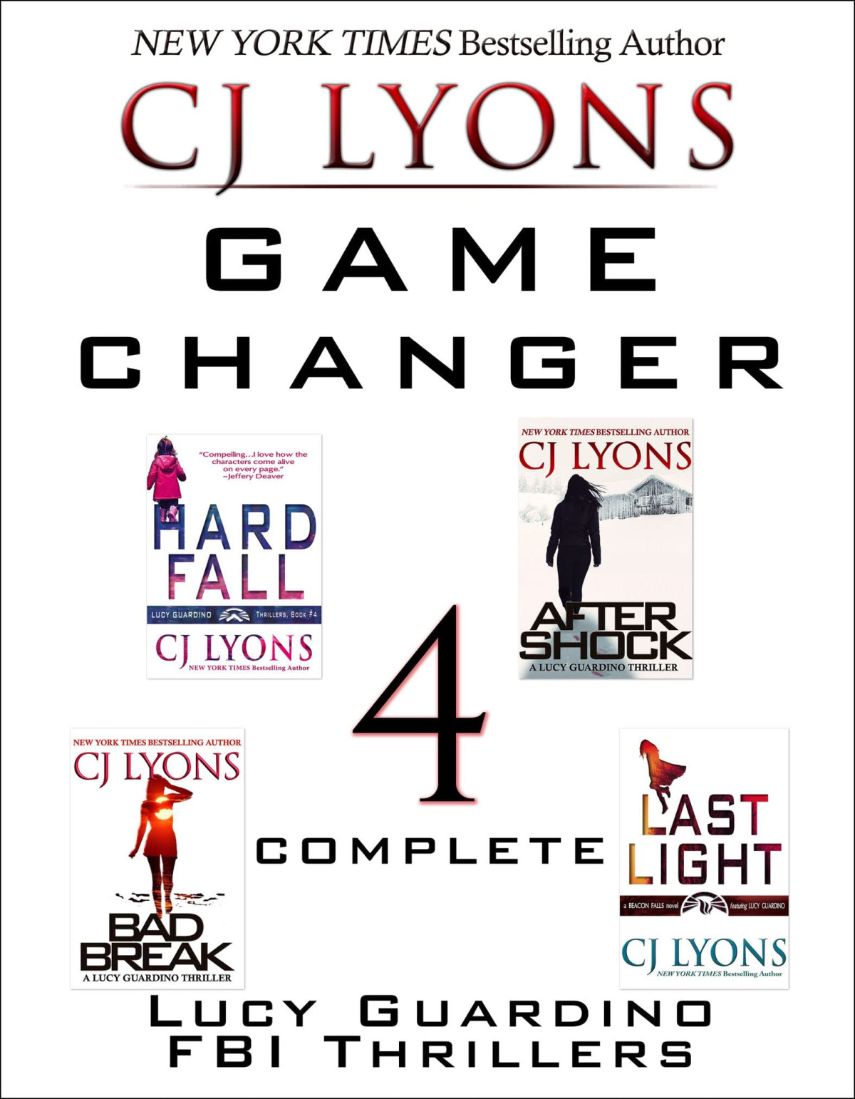 Game Changer Lucy Guardino Thrillers 47 After Shock Hard Fall Bad Break And Last Light Lyons