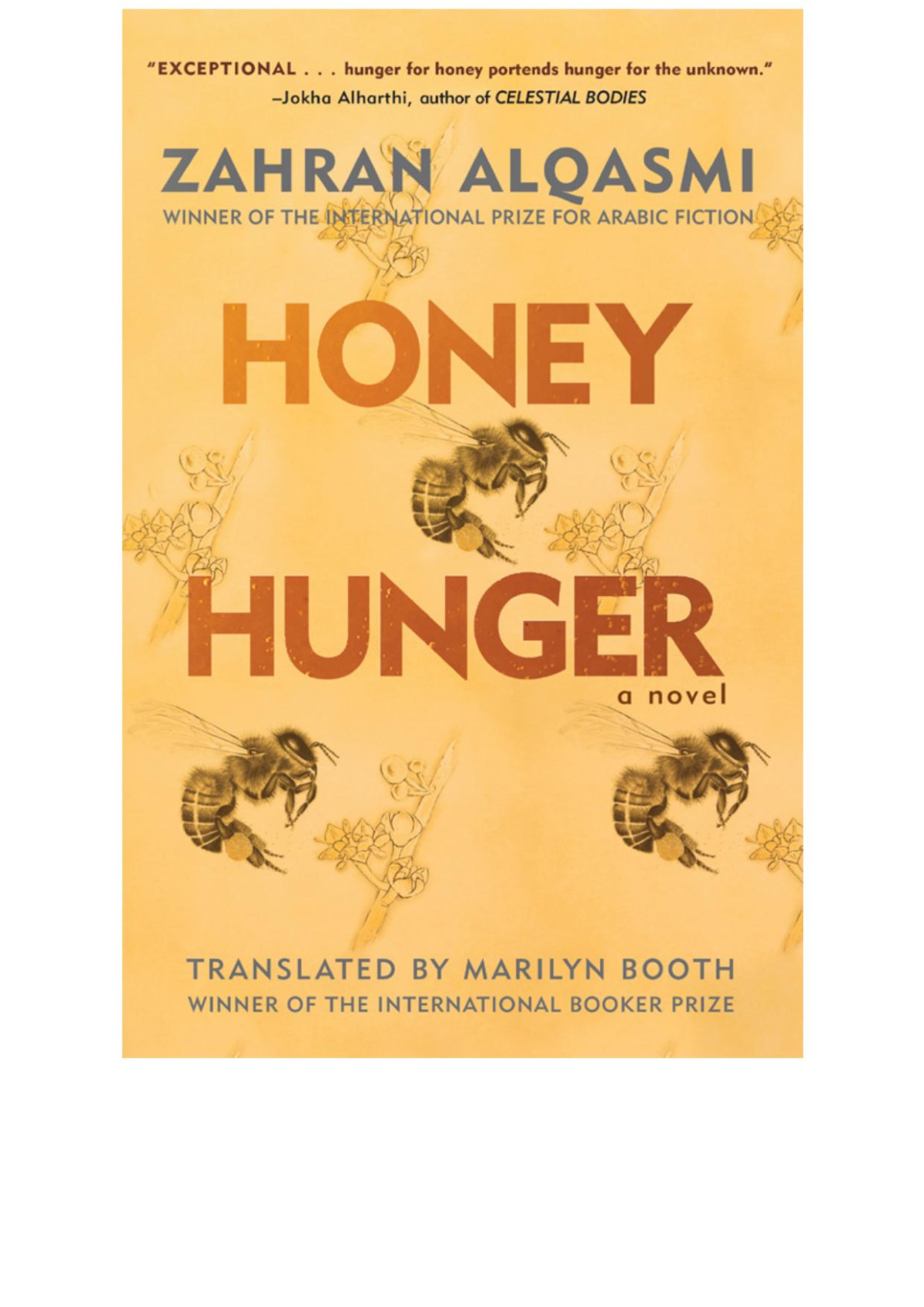 Honey Hunger A Novel Zahran Alqasmi