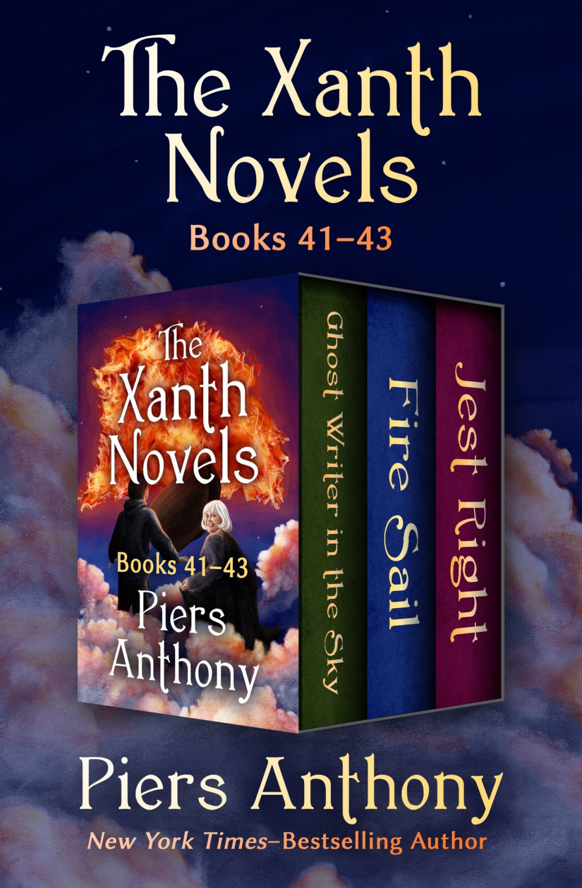 The Xanth Novels Books 4143 Ghost Writer In The Sky Fire Sail And Jest Right Anthony