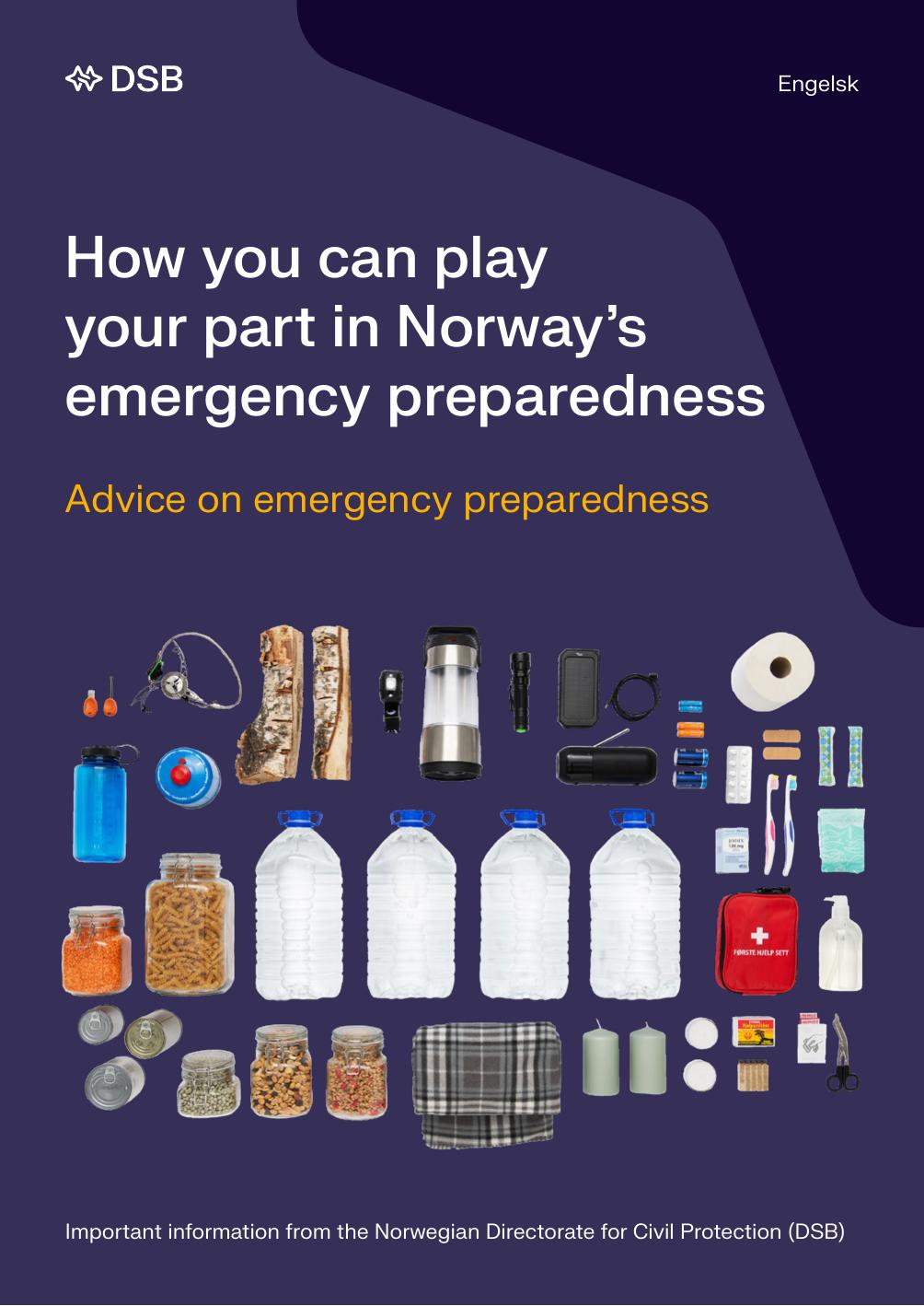 How You Can Play Your Part In Norways Emergency Preparedness Direktoratet For Samfunnssikkerhet Og Beredskap