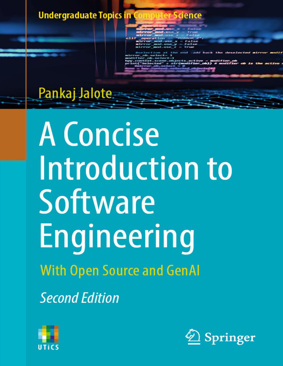 A Concise Introduction To Software Engineering With Open Source And Genai 2nd 2nd Pankaj Jalote
