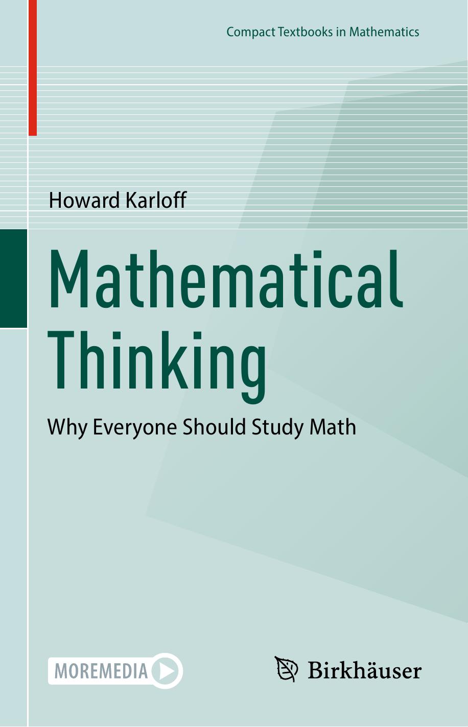 Mathematical Thinking 1st Edition Howard Karloff