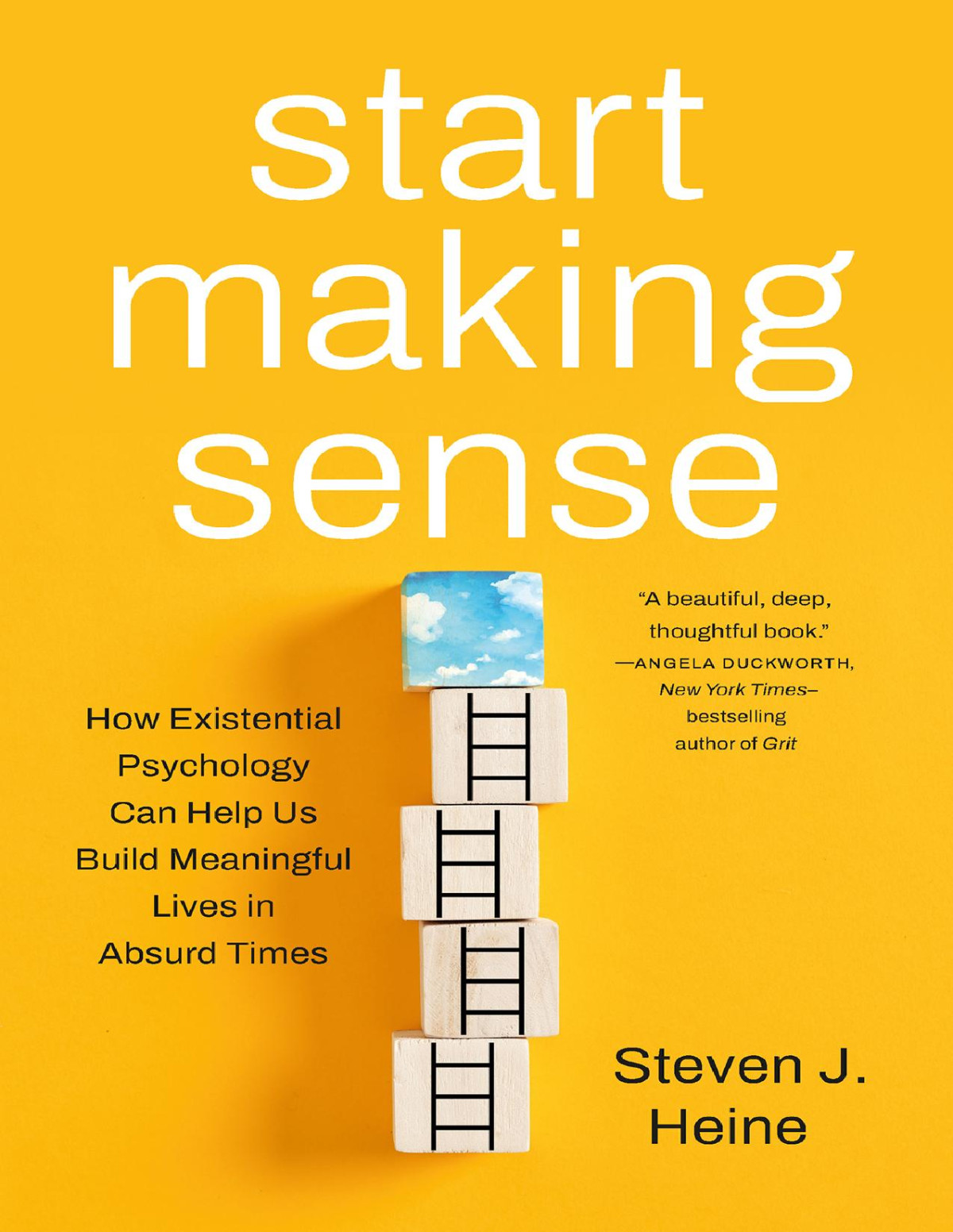 Start Making Sense How Existential Psychology Can Help Us Build Meaningful Lives In Absurd Times Steven J Heine