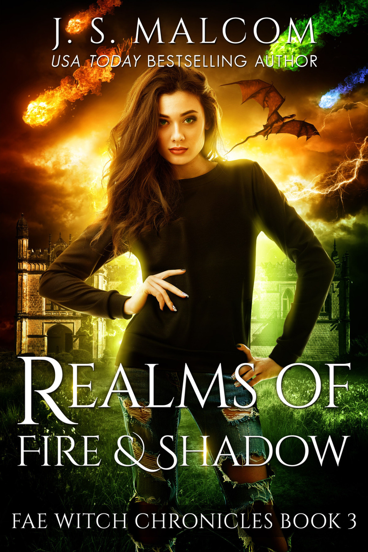 Fae Witch Chronicles 03 Realms Of Fire And Shadow Malcom Js