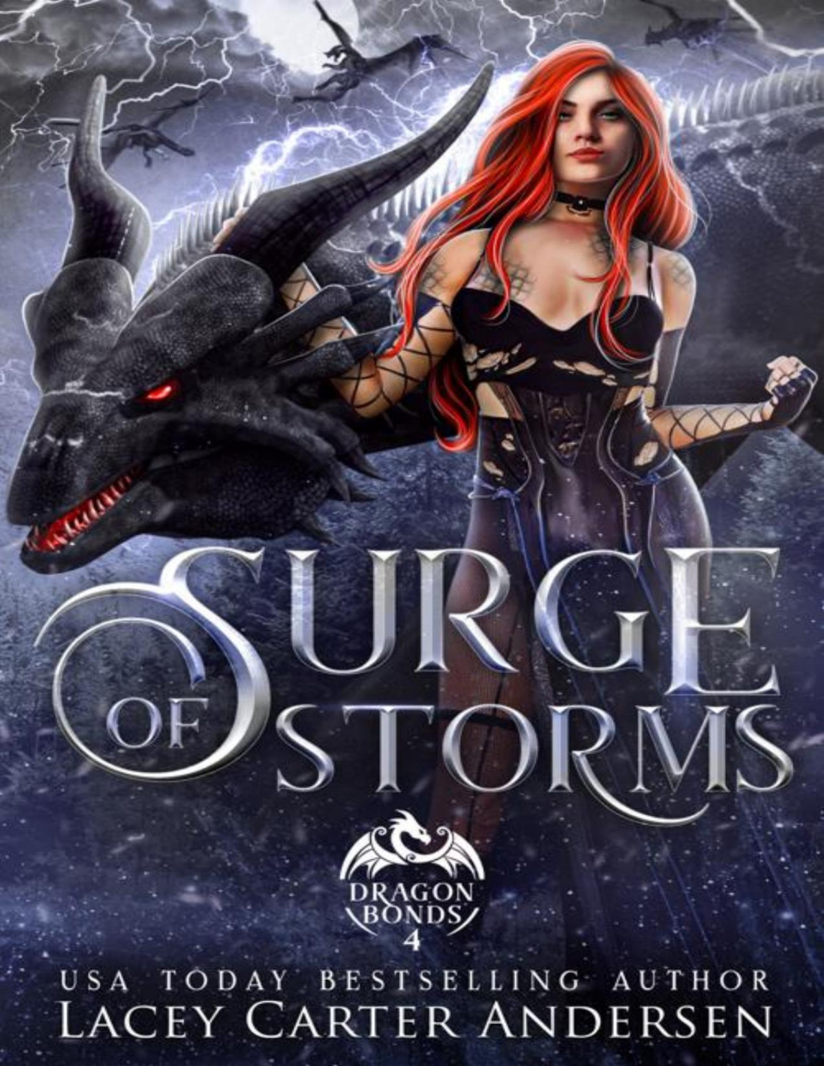 Surge Of Storms A Paranormal Reverse Harem Romance Dragon Bonds Book 4 Lacey Carter Andersen