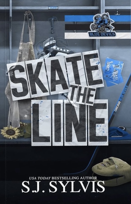 Skate The Line A Single Dad Hockey Romance Blue Devils Hockey Sj Sylvis