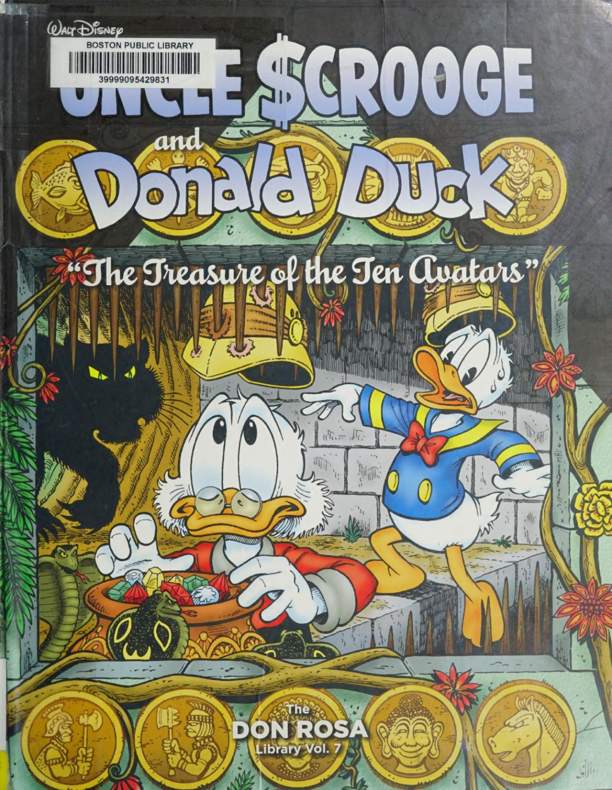 Uncle Scrooge And Donald Duck The Treasure Of The Ten Avatars Illustrated Don Rosa