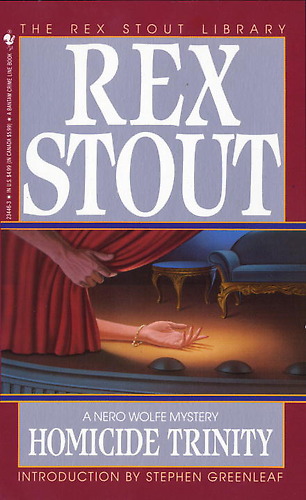 Rex Stout Nero Wolfe 37 Homicide Trinity Rex Stout