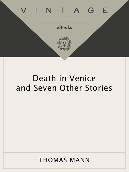 Death In Venice And Seven Other Stories Thomas Mann