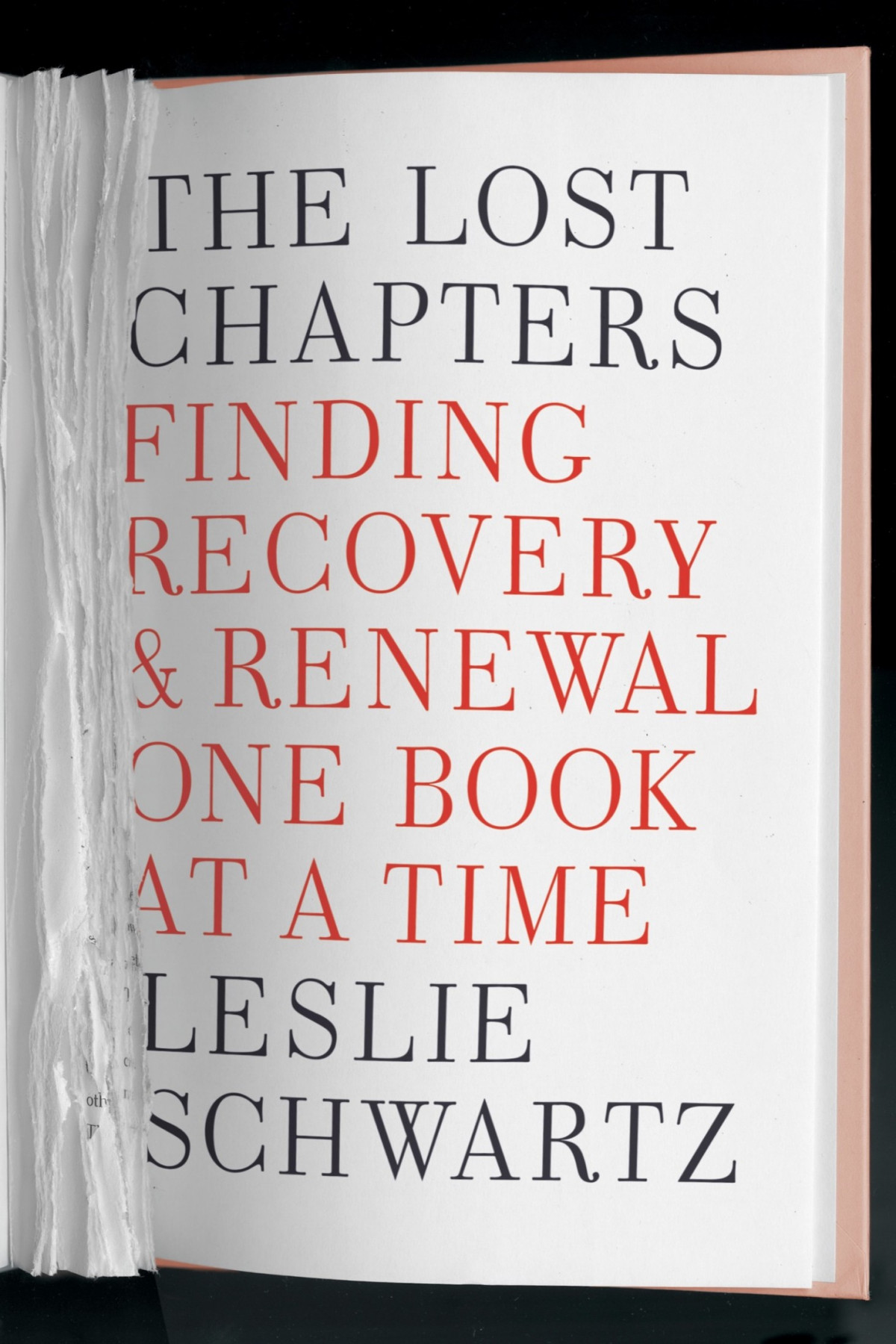 The Lost Chapters Finding Recovery And Renewal One Book At A Time Leslie Schwartz