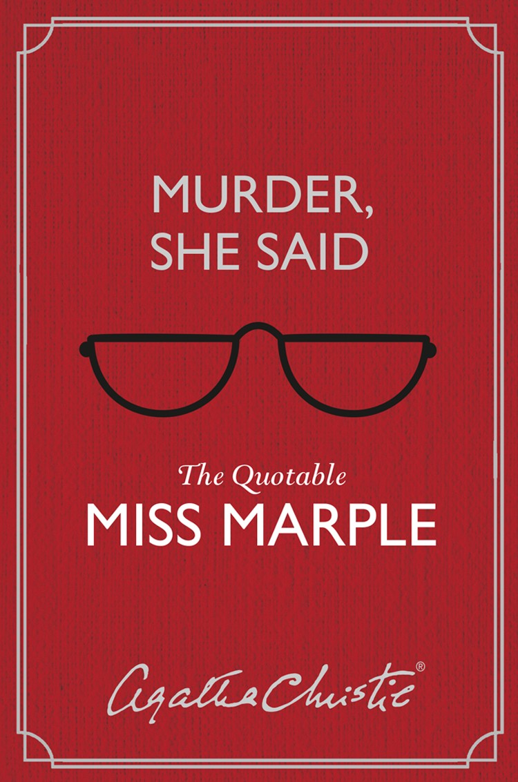 Murder She Said Agatha Christie