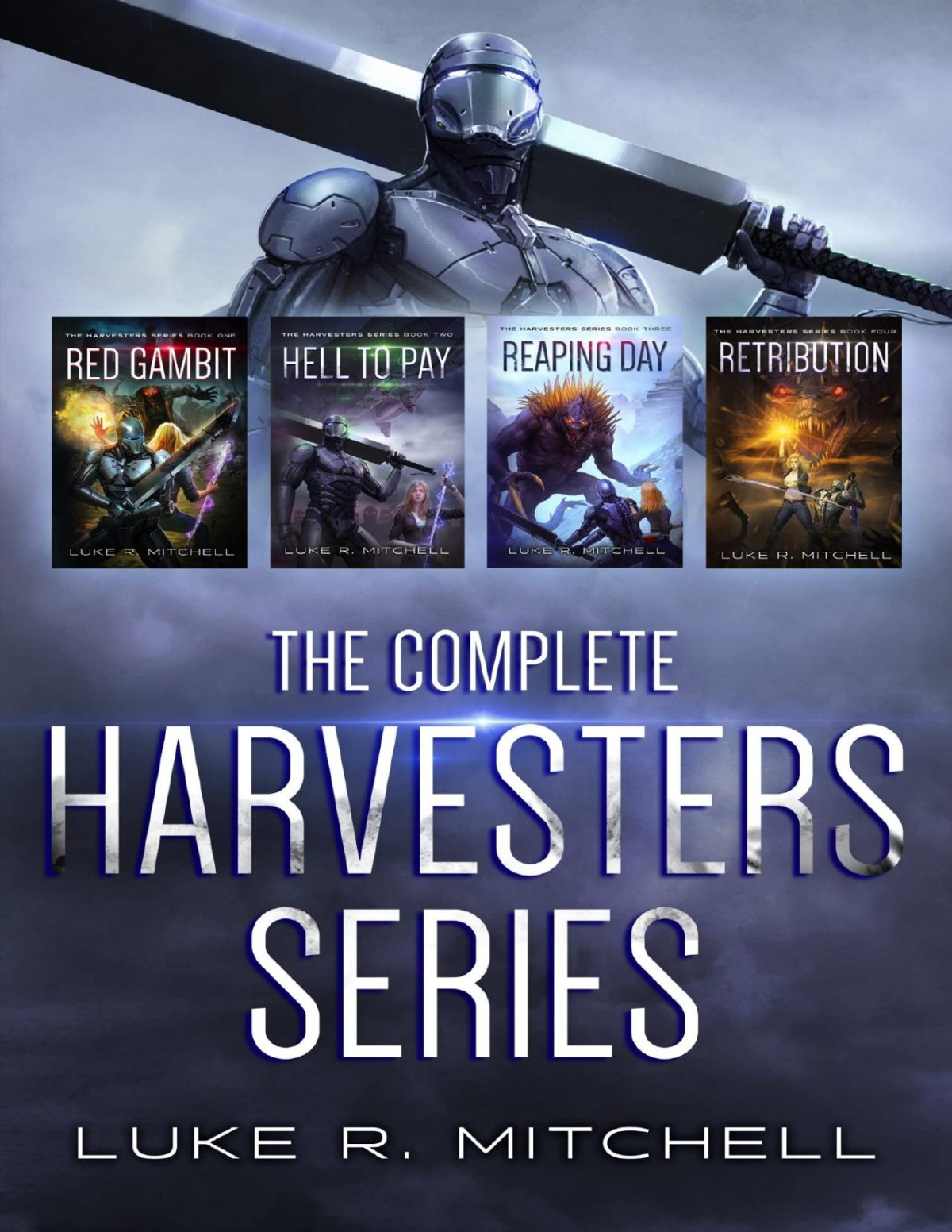 The Complete Harvesters Series A Postapocalyptic Alien Invasion Adventure Luke Mitchell