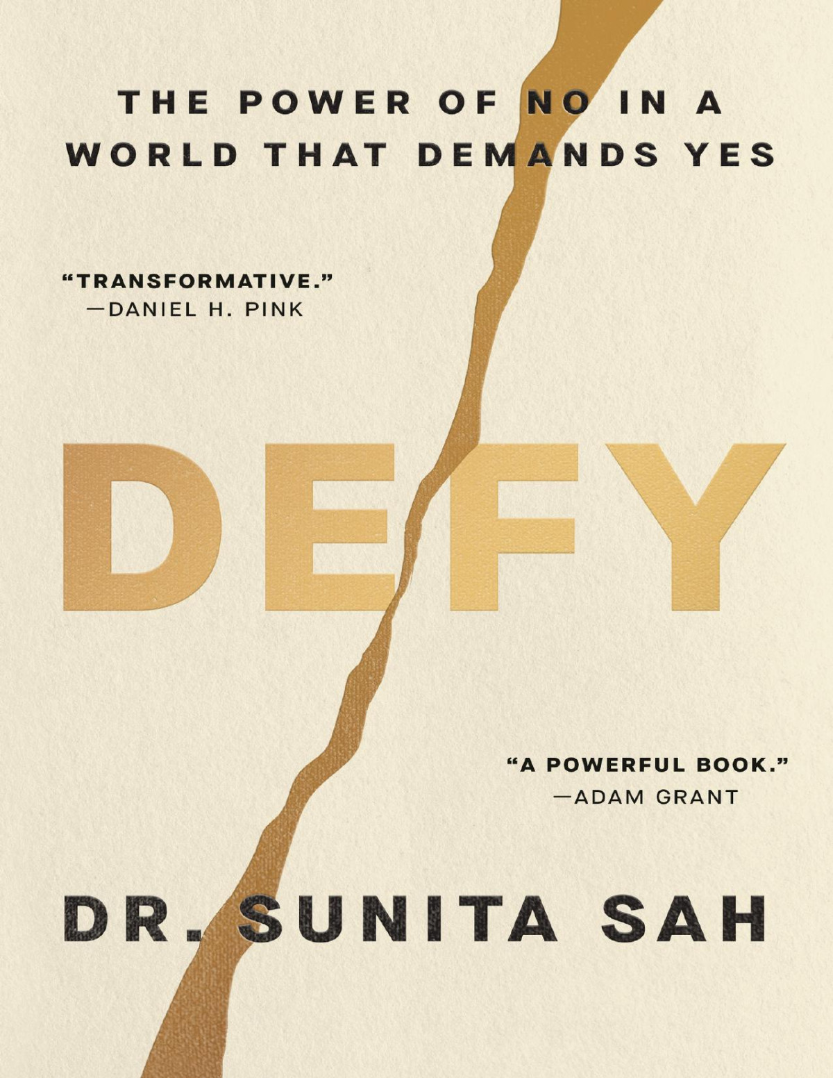 Defy The Power Of No In A World That Demands Yes Dr Sunita Sah